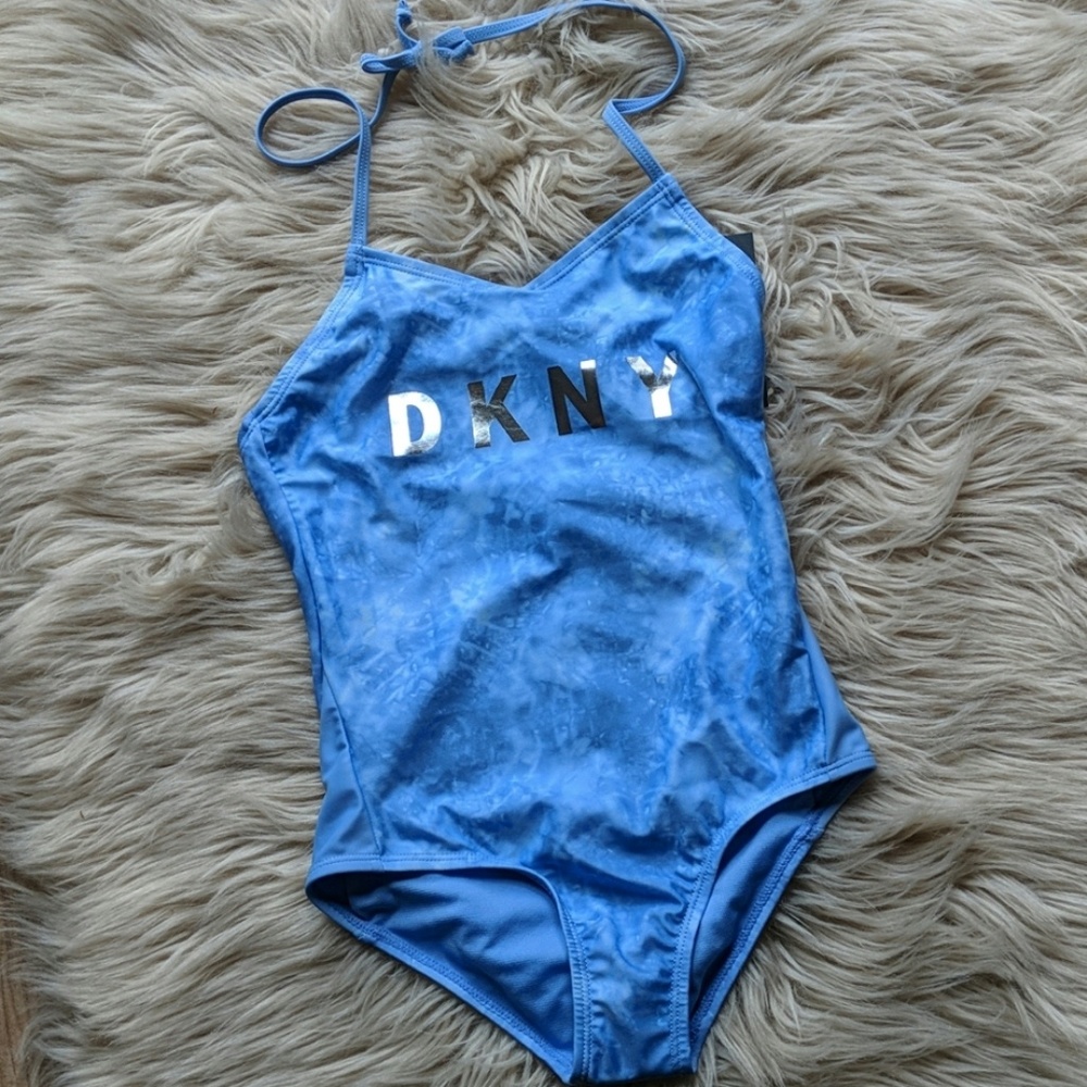 DKNY Girls One Piece Bathing Suit